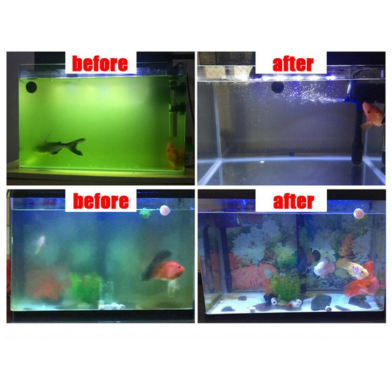 Ultravioletinės lempos Akvariumo UV baktericidinis sterilizatorius lengvas panardinamas vandens švarus žibintas tvenkinio žuvų rezervuaro dezinfekavimo bakterijos