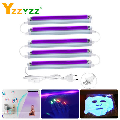 Lampă UV cu ultraviolete LED Lumină neagră Albastru Fluorescență UVA Lampă cuarț pentru petrecere Bec pentru sterilizator UV cu insecte 365nm Cosmetic Detectare bani
