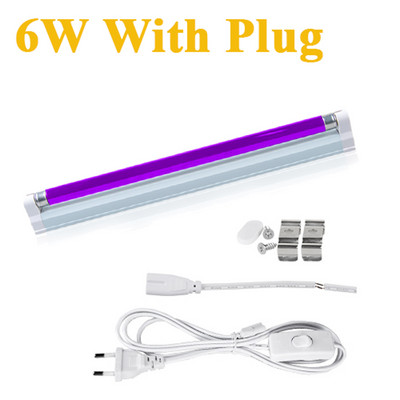 Ultraibolya UV lámpa LED feketefény kék UVA fluoreszcens Party kvarc lámpa rovar UV sterilizáló izzó 365nm kozmetikai pénzérzékel