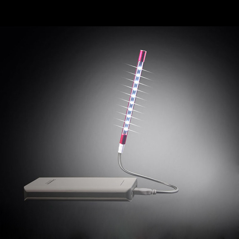 Interfață USB Notebook Computer Mini lumină de masă Lămpi de birou LED creative portabile Lumini de noapte cu economie de energie