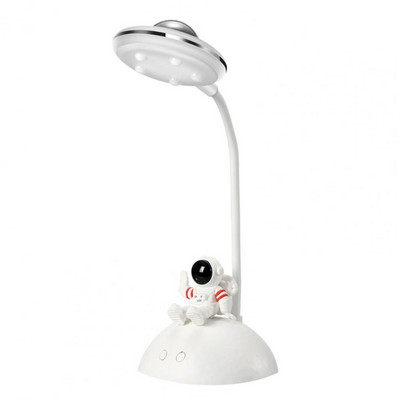 1 set praktične svjetiljke za čitanje ABS stolna svjetiljka 180 stupnjeva podesiva zaštita za oči u stilu astronauta, LED stolna svjetiljka za projektor