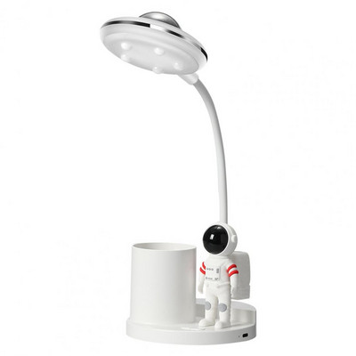 1 set praktične svjetiljke za čitanje ABS stolna svjetiljka 180 stupnjeva podesiva zaštita za oči u stilu astronauta, LED stolna svjetiljka za projektor