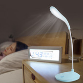 Lampă de birou pliabilă cu LED, 3 niveluri, reglare la atingere, baterie reîncărcabilă prin USB, lampă de masă strălucitoare pentru lectură, studiu, lanterne, lămpi