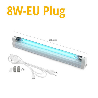 6W 8W Germicidni sterilizator UV LED svjetiljka 110v 220v Ultraljubičasto kvarcno linearno svjetlo Generator ozona Dezinfekcijska traka za dezodoraciju