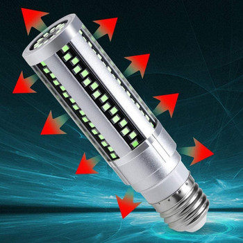 E27 UVC LED Λαμπτήρας καλαμποκιού UV LED Λαμπτήρας απολύμανσης Ανοιχτό υπεριώδες φως Βακτηριδιακός λαμπτήρας αποστείρωσης 15W 20W