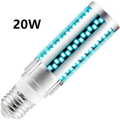 E27 UVC LED kukurūzas spuldze UV LED lampas dezinfekcijas gaisma ultravioletās gaismas baktericīda sterilizācijas lampa 15W 20W