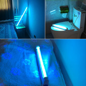 UV lempa Ultravioletinė kvarcas 110V 220V Be / Su kištuku T5 vamzdinė lemputė Namuose UV lemputė Virtuvės Tualetui Miegamajame Ozono UVC šviestuvai