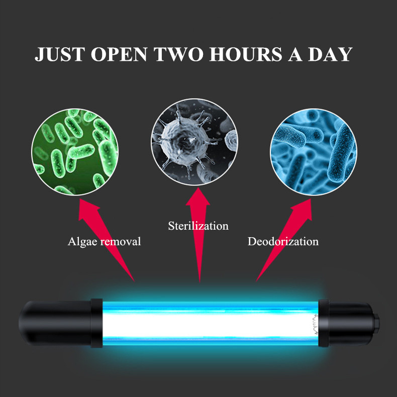 Sterilizator UV 110/220V pentru rezervor de pește cu filtru ultraviolete Sterilizatoare UV pentru sterilizare curată rezervor de pește 5/7/9/11/13w