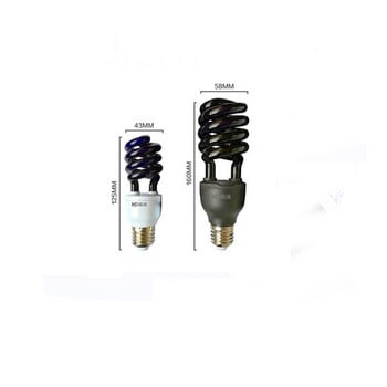 VUSUM 110V-220V E27 UV Bulb Λαμπτήρας υπεριώδους εξολόθρευσης Λαμπτήρας ανίχνευσης φθορισμού Διακοσμητικός λαμπτήρας δολώματος