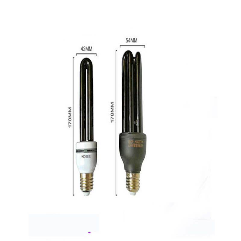 VUSUM 110V-220V E27 UV izzó ultraibolya lámpa irtó lámpa fluoreszkáló érzékelő lámpa csali díszítő lámpa