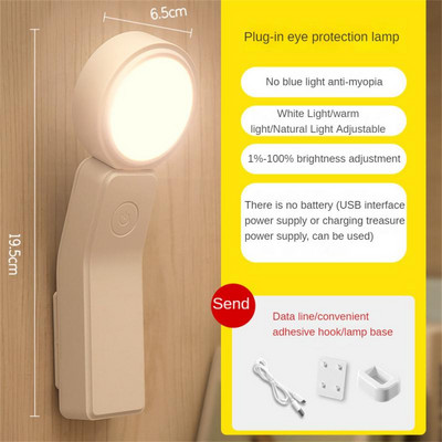 LED stolová lampa s časovaným dotykom, diaľkové ovládanie, nočné svetlo, teplé biele stmievavé svetlo, študentská internátna spálňa, nočná lampa na čítanie