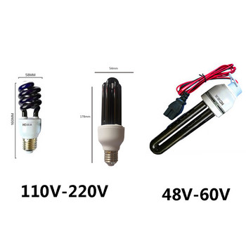 110V 220V E27 UV крушка UV ултравиолетова лампа Флуоресцентно откриване CFL крушка Спирала Енергоспестяващи осветителни лампи