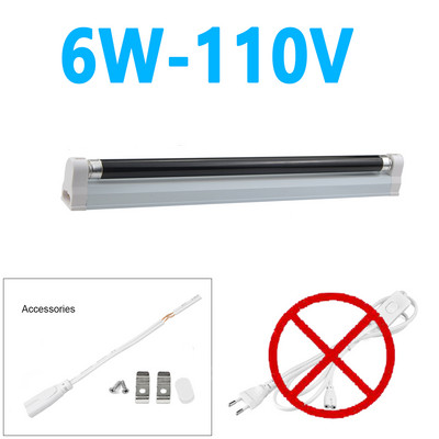 UV fluorescencijos aptikimo kvarcinė lempa BLB ultravioletinė juoda šviesa mėlyna LED vamzdinė lemputė 365 nm violetinė jaukų scenos aplinkos apšvietimas