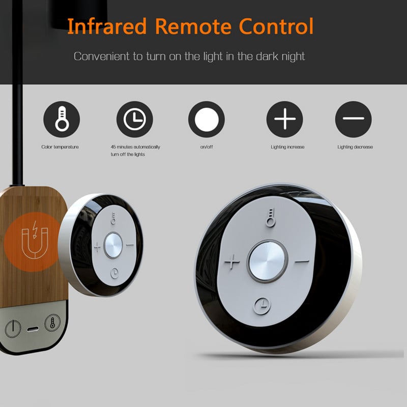 LED éjjeli lámpa Szemvédő Mágneses szívó éjszakai lámpa Multifunkcionális fali lámpa Diákkollégium tanuláshoz vagy olvasáshoz