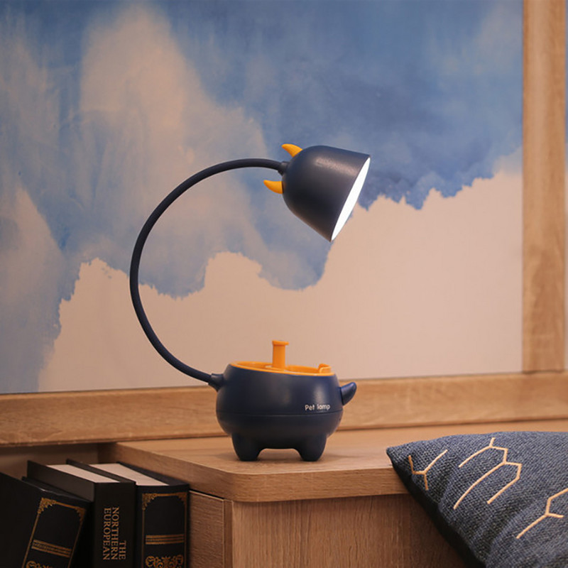 Lampă reîncărcabilă pentru copii, lampă de birou cu LED, control la atingere, reglare luminozitate 3, lampă flexibilă pentru îngrijirea ochilor pentru copii, gât de gâscă, care studiază