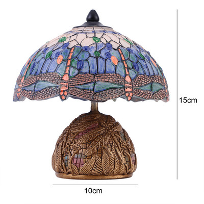 Stolna lampa u stilu vretenca Noćna noćna lampa u stilu vretenca Antikno luksuzno stolno svjetlo Spavaća soba Dnevni boravak za spavaću sobu