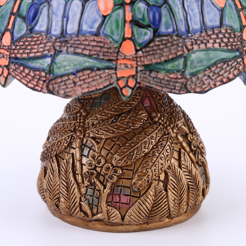 Stolna lampa u stilu vretenca Noćna noćna lampa u stilu vretenca Antikno luksuzno stolno svjetlo Spavaća soba Dnevni boravak za spavaću sobu