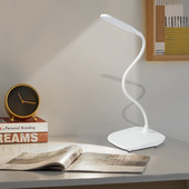 Φωτιστικό γραφείου LED με δυνατότητα ρύθμισης φωτισμού 1200 mAh Φωτιστικό γραφείου με προστασία ματιών USB Επαναφορτιζόμενη λάμπα ανάγνωσης αφής για γραφείο μελέτης δίπλα στο κρεβάτι