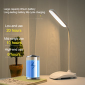 LED stolne svjetiljke na dodir Ugrađena baterija USB bezstupanjsko zatamnjivanje 360 besplatno crijevo Svjetlo za čitanje učenika i djece za uredsku spavaću sobu