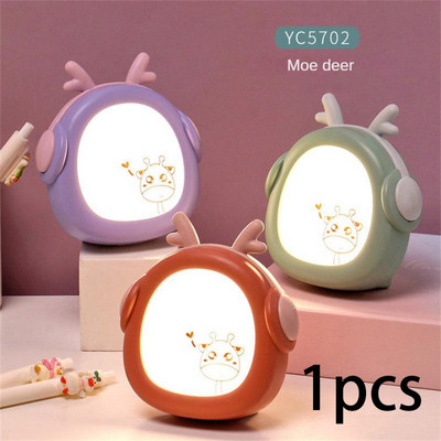 Kreatív rajzfilm színes asztali lámpa hangulatos kis asztali lámpa diák szemvédő asztali mini újratölthető oktató asztali lámpa