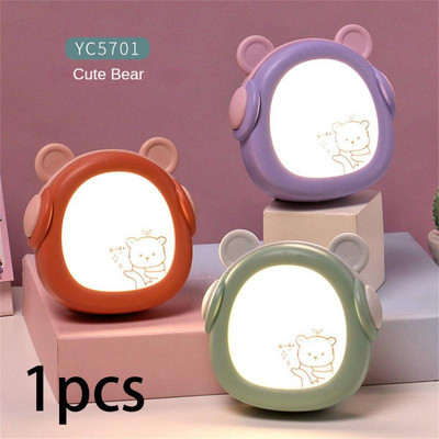 Kreatív rajzfilm színes asztali lámpa hangulatos kis asztali lámpa diák szemvédő asztali mini újratölthető oktató asztali lámpa