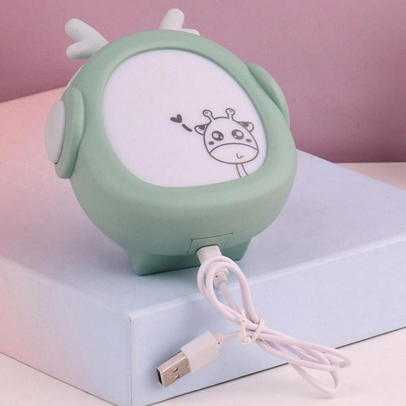 Kreatív rajzfilm színes asztali lámpa hangulatos kis asztali lámpa diák szemvédő asztali mini újratölthető oktató asztali lámpa