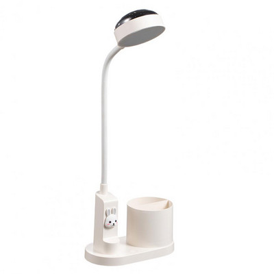 1 Σετ επιτραπέζιο φωτιστικό Χρήσιμο ABS LED Φωτιστικό ανάγνωσης LED χωρίς τρεμόπαιγμα με θήκη για στυλό προβολέα για το σπίτι