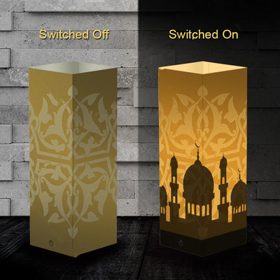 5v 1a magamistoa laualamp Eid Mubarak Moon Touch Contral öövalgus islami moslemipeo kodukaunistus