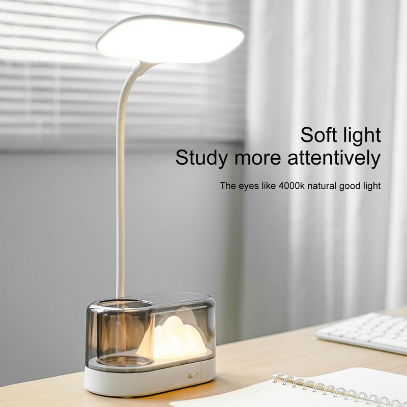 Lampă de birou, reîncărcabilă, temperatură de culoare reglabilă, luminozitate ridicată pentru studenți, lampă de lectură cu LED, lumină de noapte, consumabile pentru casă