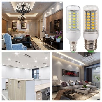 E27 E14 Βιδωτή λυχνία LED Corn Bulb Ultra Bright 72 LEDs SMD 5730 220V Lampada Bombillas Lamp Home Πολυέλαιος Κερί Επιτραπέζιο Φωτιστικό