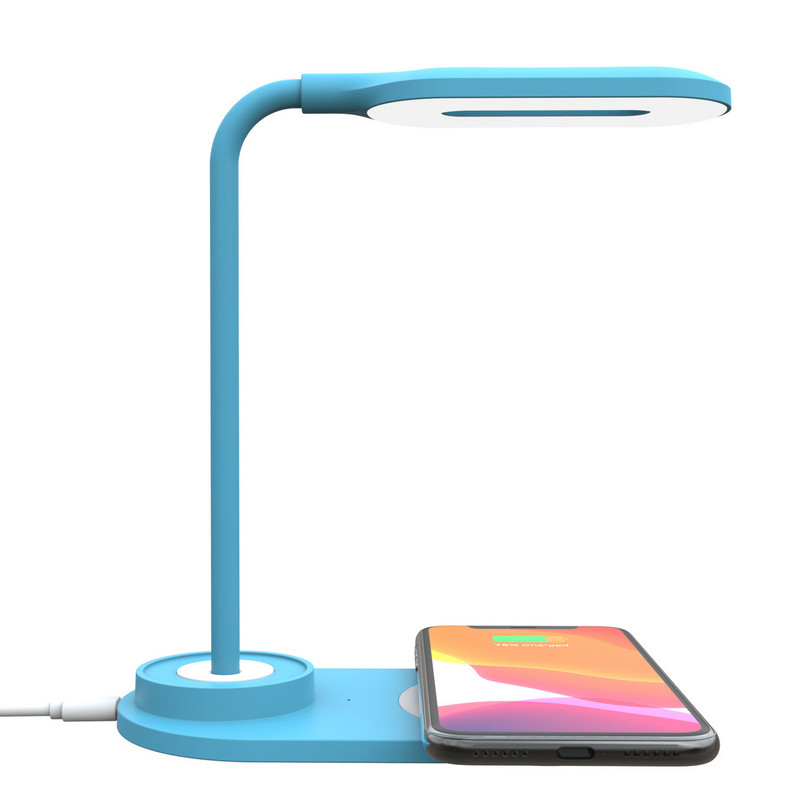 LED asztali lámpa összecsukható, szabályozható érintőképernyős asztali lámpa USB tápellátású asztali fény Éjszakai érintéssel elsötétíthető hordozható lámpa Szemvédő lámpa