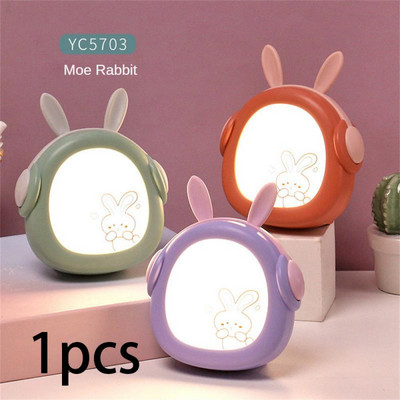 Creative Cartoon värviline laualamp Atmosfäär Väike laualamp Mini laetav õppelaualamp Õpilase silmade kaitse lauaarvuti