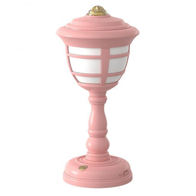 Lampă de birou retro cu LED Lampă de masă cu încărcare USB Mini veioze stradale Design lumini de noapte cu reglaj la atingere Lumină de birou de noptieră Decor camere