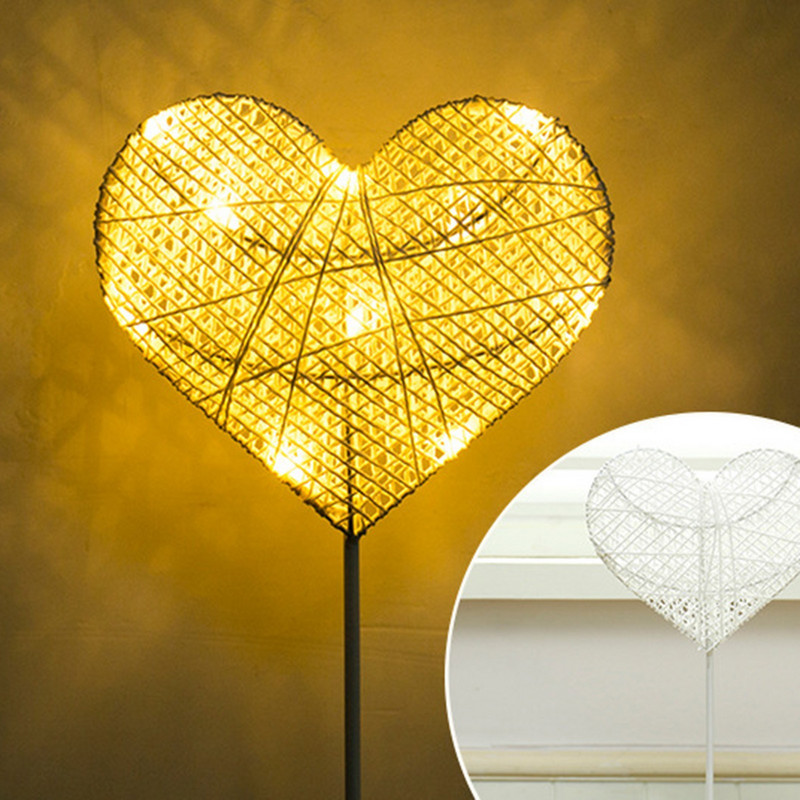 Komplekt Kujulamp Lamp Laualamp Süda öö Dekoratiivne Väike LED Diy Light rotangist modelleeriv LED-valgusti