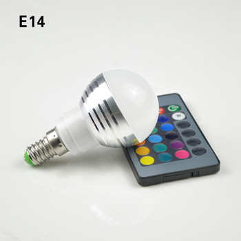 E27 LED крушка RGB LED светлина 5W Smart LED лампа E14 Lampada Димируема магическа крушка Прожектор Цветни Bombillas Party Decor Lighting