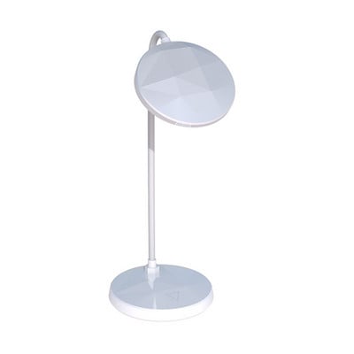Lampă de birou cu suport LED reîncărcabilă în formă de diamant Modern Touch 3 moduri Dimming Gooseneck Încărcare USB Lumină de studiu Lampă de masă