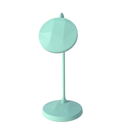 Lampă de birou cu suport LED reîncărcabilă în formă de diamant Modern Touch 3 moduri Dimming Gooseneck Încărcare USB Lumină de studiu Lampă de masă