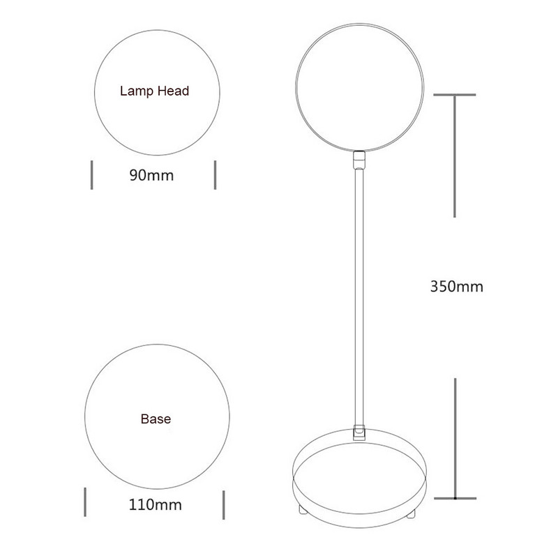 Lampă de birou cu suport LED reîncărcabilă în formă de diamant Modern Touch 3 moduri Dimming Gooseneck Încărcare USB Lumină de studiu Lampă de masă