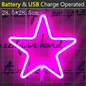 Neoonheleroosa, punased huuled LED-neoonsilt USB / patareitoitel kodune pulmapidu Valentinipäeva seinale riputatud sisekujundus Neoon