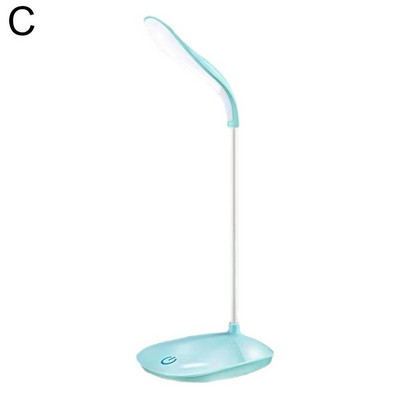 Επιτραπέζιο φωτιστικό LED USB Επαναφορτιζόμενο ρυθμιζόμενο φως γραφείου ανάγνωσης Αναδιπλούμενος περιστρεφόμενος διακόπτης μελέτης εργασίας Επιτραπέζια φωτιστικά κρεβατοκάμαρας