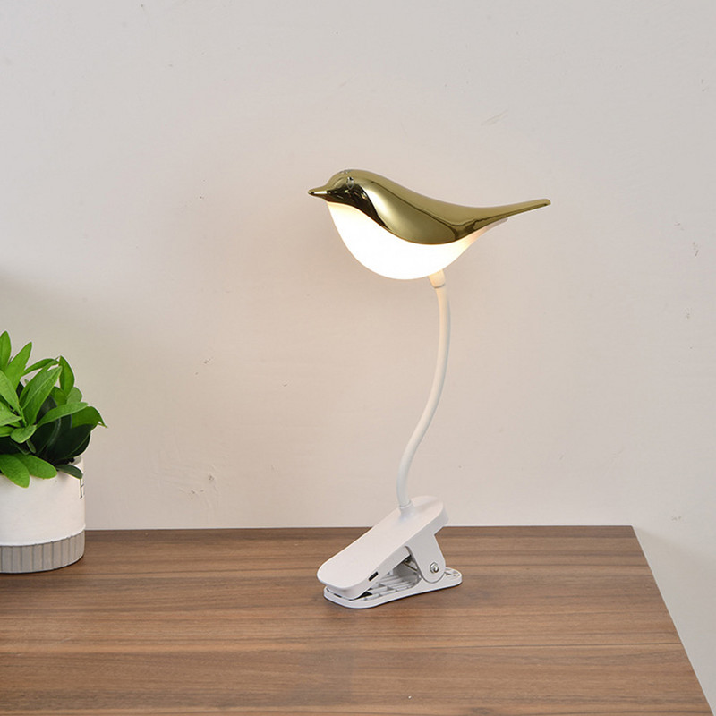 Klambriga LED laualamp Paindlik laualamp raamatute lugemiseks Õppetöö Kontori voodi kõrval töötamine Laste öövalgusti koju