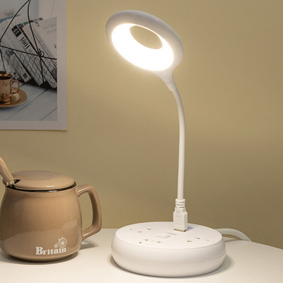 Priză USB Lampă LED portabilă pliabilă pentru protecția ochilor în căminul studenților Lămpi de lectură pentru economisirea mesei de dormitor