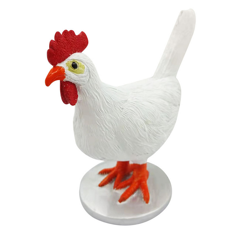 Csirke Asztali lámpa szoba Éjszakai Fények Dekoráció Szimuláció Tyúkok Tojó Lámpa szobor Vicces díszek éjjeli nappaliba