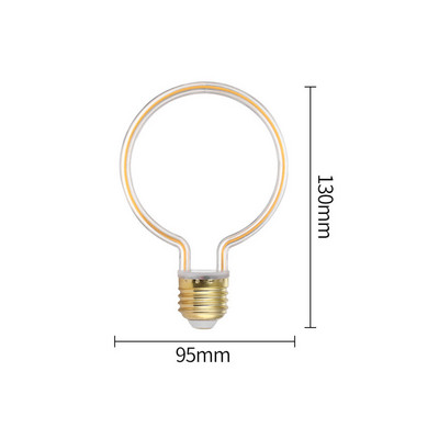 LED lemputė E27 220V retro Edison lemputė 360 švytėjimo dangtelis minkštas linijinis kaitinamųjų siūlų žibintas, skirtas baro namų lempai šventinio apšvietimo dekoravimui