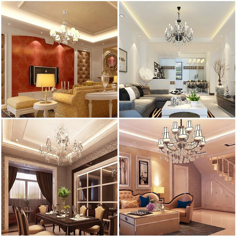 Bec LED E14 Șurub 220V 4W LED COB Imitație retro Sârmă de tungsten Filament Lumânare Bec Candelabre Flacără Lampă cu vârf îndoit