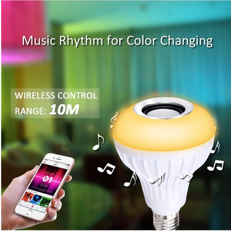 LED spuldze E27 5W 10W 12W 15W 10W RGB krāsu maiņas spuldze ar infrasarkano staru tālvadības pulti daudzkrāsu dekoratīvai ballītei telpā