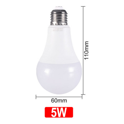 Λαμπτήρας αισθητήρα LED E27 5W 7W 9W 12W Έξυπνος λαμπτήρας από το σούρουπο έως την αυγή AC85V-265V Φως ημέρας νύχτας Αυτόματη ενεργοποίηση/απενεργοποίηση για διάδρομο διαδρόμου σκάλας