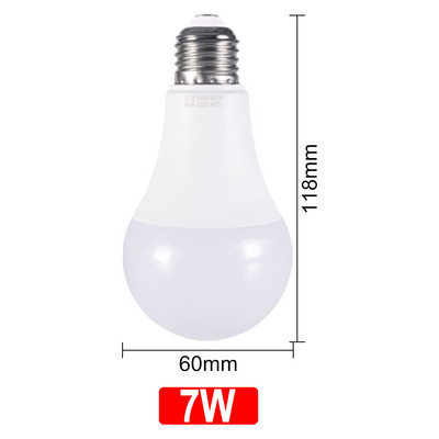 Λαμπτήρας αισθητήρα LED E27 5W 7W 9W 12W Έξυπνος λαμπτήρας από το σούρουπο έως την αυγή AC85V-265V Φως ημέρας νύχτας Αυτόματη ενεργοποίηση/απενεργοποίηση για διάδρομο διαδρόμου σκάλας