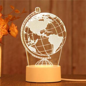 Lampă de Noapte Acrilice Desene Animat Dragoste Cadou Creativ Lampă De Birou Decorare Camere Copii Lămpi De Masă 3d Pentru Sufragerie