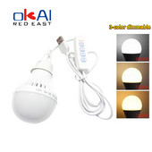 DC5V Led Φωτιστικό Κάμπινγκ 5W Usb Λαμπτήρας Έκτακτης Ανάγκης 3 χρωμάτων Dimmable Κρεμαστό Φωτιστικό Σκηνής Μπάρμπεκιου Ψάρεμα Επισκευή Εξοπλισμός εξωτερικού χώρου